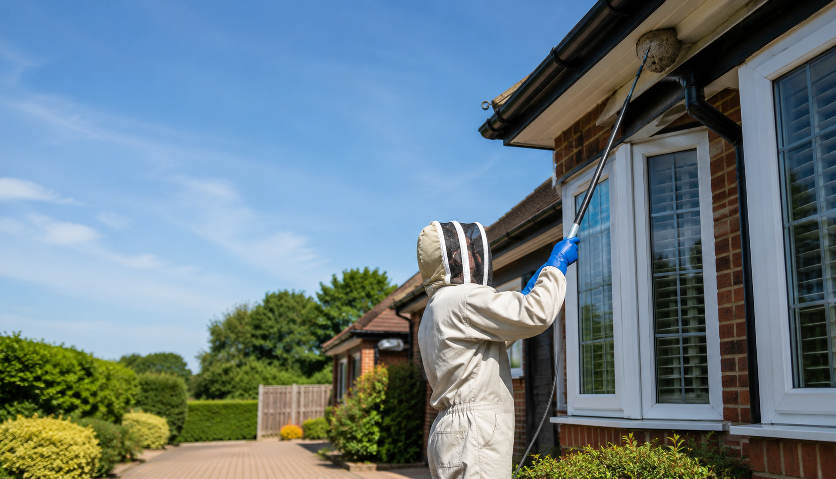 Professional wasp nest treatment typically takes between 30 and 60 minutes, with nest activity reducing over the following 24–48 hours.