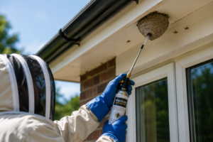 Wasp nest removal doesn’t take long on the day - usually under an hour